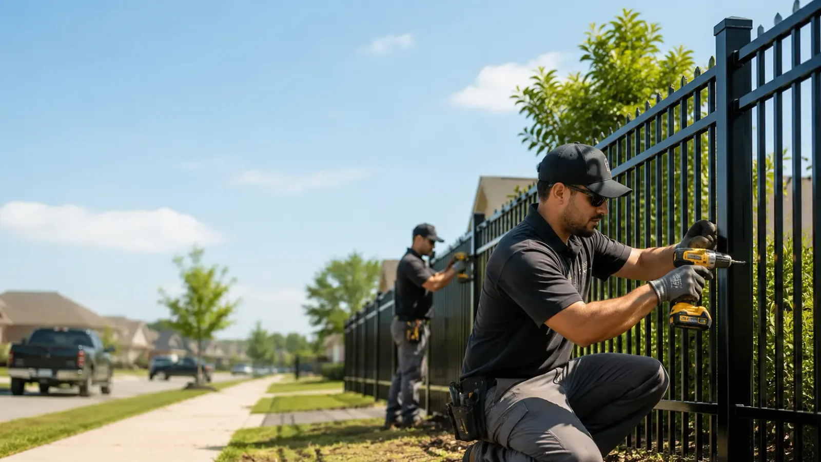 Metal Fence Installation in Saraland, AL